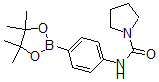 结构式 CAS# 874290-95-6, 4-(吡咯烷基羰基氨基)苯硼酸频哪醇酯