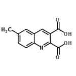 CAS#: 874499-18-0， 6-Methyl-2,3-quinolinedicarboxylic acid