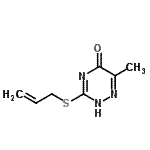CAS#: 87450-64-4， 3-(Allylsulfanyl)-6-methyl-1,2,4-triazin-5(2H)-one