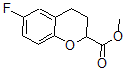 structure of CAS# 874649-82-8, 6-Fluoro-3,4-Dihydro-2H-1-Benzopyran-2-carboxylic Acid Methyl Ester;Rac-6-Fluoro-3,4-Dihydro-2H-1-Benzopyran-2-Carboxylic Acid Methyl Ester;Methyl 6-Fluoro-3,4-Dihydro-2H-1-Benzopyran-2-Carboxylate;Methyl 6-Fluoro-3,4-Dihydro-2H-Chromene-2-Carboxylate