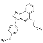 CAS#: 87540-56-5， 6-Ethoxy-3-(4-methoxyphenyl)[1,2,4]triazolo[3,4-a]phthalazine