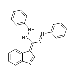 CAS#: 87582-33-0， (3Z)-3-{[(E)-Phenyldiazenyl](2-phenylhydrazino)methylene}-3H-indole