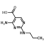 CAS#: 876516-52-8， 4-Amino-2-(propylamino)-5-pyrimidinecarboxylic acid