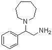 structure of CAS# 876710-61-1, 2-(1-Azepanyl)-2-phenylethanamine;(2-azepan-1-yl-2-phenylethyl)amine;2-aminoquinazoline-6-carbonitrile;2-azaperhydroepinyl-2-phenylethylamine