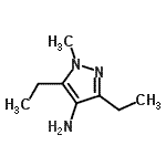 CAS#: 87675-34-1， 3,5-Diethyl-1-methyl-1H-pyrazol-4-amine