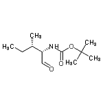 CAS#: 87694-55-1， 2-Methyl-2-propanyl [(2S,3S)-3-methyl-1-oxo-2-pentanyl]carbamate