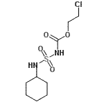 CAS#: 87708-08-5， 2-Chloroethyl (cyclohexylsulfamoyl)carbamate