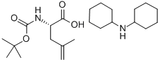structure of CAS# 87720-54-5, Boc-4,5-Dehydro-Leu-OH Dcha;BOC-4,5-DEHYDRO-L-LEUCINE DICYCLOHEXYLAMMONIUM SALT;BOC-4,5-DEHYDRO-L-LEUCINE DICYCLOHEXYLAMINE SALT;BOC-4,5-DEHYDRO-LEU-OH DICYCLOHEXYLAMINE SALT