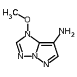 CAS#: 877321-99-8， 1-Methoxy-1H-pyrazolo[1,5-b][1,2,4]triazol-7-amine