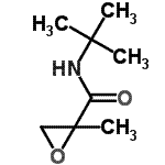 CAS#: 87750-83-2， 2-Methyl-N-(2-methyl-2-propanyl)-2-oxiranecarboxamide