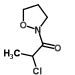 CAS#: 87757-22-0， 2-Chloro-1-(1,2-oxazolidin-2-yl)-1-propanone