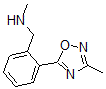 CAS#: 879896-56-7， N-Methyl-2-(3-Methyl-1,2,4-Oxadiazol-5-Yl)-Benzenemethanamine