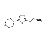 CAS#: 879896-62-5， N-Methyl-1-[5-(4-morpholinyl)-2-thienyl]methanamine