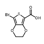 CAS#: 879896-63-6， 7-Bromo-2,3-dihydrothieno[3,4-b][1,4]dioxine-5-carboxylic acid