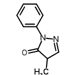 CAS#: 88-25-5， 4-Methyl-2-phenyl-2,4-dihydro-3H-pyrazol-3-one