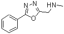 结构式 CAS# 880361-90-0, N-甲基-1-(5-苯基-1,3,4-恶二唑-2-基)甲胺