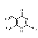 structure of CAS# 88075-70-1, 2,6-Diamino-4-oxo-1,4-dihydro-5-pyrimidinecarbaldehyde;2,4-diamino-6-hydroxypyrimidine-5-carbaldehyde;2,4-Diamino-6-hydroxy-pyrimidine-5-carbaldehyde;2,4-diamino-6-oxo-1,6-dihydropyrimidine-5-carbaldehyde