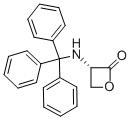 结构式 CAS# 88109-06-2, (S)-3-(三苯甲基氨基)-2-氧杂环丁酮