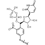 CAS#: 88159-20-0， (5S)-5'-C-(4-Azido-2-nitrophenyl)uridine 5'-(trihydrogen diphosphate)