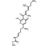 CAS#: 88192-98-7， Methyl [(1E,5R)-5-{5-[(2E,4E)-2,5-dimethyl-2,4-octadienoyl]-6-hydroxy-4-oxo-4H-pyran-2-yl}-1-hexen-1-yl]carbamate
