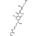 CAS#: 88192-99-8， Methyl [(1E,5R)-5-{5-[(2E,4E)-2,5-dimethyl-2,4-nonadienoyl]-6-hydroxy-4-oxo-4H-pyran-2-yl}-1-hexen-1-yl]carbamate