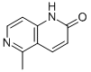 structure of CAS# 88296-61-1, Medorinone;1,6-NAPHTHYRIDIN-2(1H)-ONE, 5-METHYL-;2-Hydroxy-5-Methyl-1,6-Naphthyridine;Medorinone