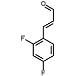 CAS#: 883107-63-9， (2E)-3-(2,4-Difluorophenyl)acrylaldehyde