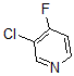 structure of CAS# 883107-69-5, 3-Chloro-4-Fluoro-Pyridine;3-Cloro-4-Fluoropyridine