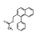 CAS#: 883221-24-7， (1-Phenyl-2-naphthyl)methyl acetate