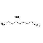 CAS#: 883516-71-0， 1-(3-Butyn-1-yloxy)-2-pentanamine