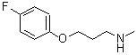 structure of CAS# 883542-69-6, 3-(4-Fluorophenoxy)-N-methyl-1-propanamine;[3-(4-fluorophenoxy)propyl](methyl)amine;[3-(4-Fluorophenoxy)propyl]methylamine;3-(4-fluorophenoxy)-N-methyl-1-propanamine