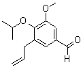 structure of CAS# 883543-95-1, 3-Allyl-4-isopropoxy-5-methoxybenzaldehyde;3-allyl-4-isopropoxy-5-methoxybenzaldehyde;3-Allyl-4-isopropoxy-5-methoxy-benzaldehyde;3-methoxy-4-(methylethoxy)-5-prop-2-enylbenzaldehyde