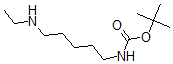 结构式 CAS# 883555-11-1, N-[5-(乙基氨基)戊基]-氨基甲酸叔丁酯