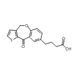 CAS#: 88358-30-9， 4-(10-Oxo-4,10-dihydrothieno[3,2-c][1]benzoxepin-8-yl)butanoic acid