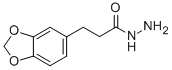 structure of CAS# 88368-72-3, 3-(Benzo[d][1,3]Dioxol-6-Yl)Propane-Hydrazide;3-(Benzo[D][1,3]Dioxol-6-Yl)Propane-Hydrazide;3-(1,3-BENZODIOXOL-5-YL)PROPANEHYDRAZIDE