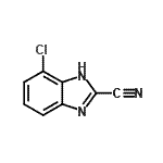 CAS#: 88422-34-8， 4-Chloro-1H-benzimidazole-2-carbonitrile