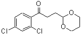 结构式 CAS# 884504-46-5, 1-(2,4-二氯苯基)-3-(1,3-二恶烷-2-基)-1-丙酮