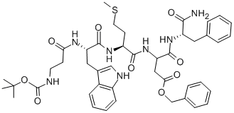 CAS#: 88463-49-4， N-T-Boc-beta-Ala-Trp-Met-Asp(Benzyl)-Pheamide
