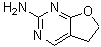 structure of CAS# 88513-35-3, 5,6-Dihydrofuro[2,3-d]pyrimidin-2-amine;5,6-dihydrofurano[2,3-d]pyrimidine-2-ylamine;5,6-dihydrofuro[2,3-d]pyrimidin-2-amine;MFCD12197763