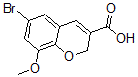 CAS#: 885271-13-6， 6-Bromo-8-Methoxy-2H-1-Benzopyran-3-carboxylic Acid