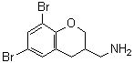 CAS#: 885271-59-0， 1-(6,8-Dibromo-3,4-dihydro-2H-chromen-3-yl)methanamine