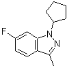 CAS#: 885271-69-2， 1-Cyclopentyl-6-fluoro-3-methyl-1H-indazole