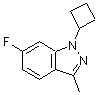 CAS#: 885271-99-8， 1-Cyclobutyl-6-fluoro-3-methyl-1H-indazole