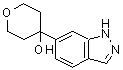 CAS#: 885272-12-8， 4-(1H-Indazol-6-yl)tetrahydro-2H-pyran-4-ol