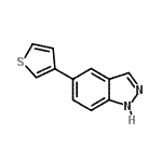 CAS#: 885272-41-3， 5-(3-Thienyl)-1H-indazole