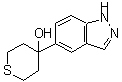 CAS#: 885272-66-2， 4-(1H-Indazol-5-yl)tetrahydro-2H-thiopyran-4-ol