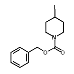 structure of CAS# 885275-00-3, Benzyl 4-iodo-1-piperidinecarboxylate;1-Cbz-4-iodopiperidine;1-PIPERIDINECARBOXYLICACID, 4-IODO-, PHENYLMETHYL ESTER;Cbziodopiperidine