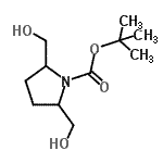 CAS#: 885277-59-8， 2-Methyl-2-propanyl 2,5-bis(hydroxymethyl)-1-pyrrolidinecarboxylate