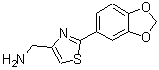 CAS#: 885279-79-8， 1-[2-(1,3-Benzodioxol-5-yl)-1,3-thiazol-4-yl]methanamine