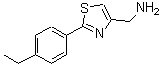 CAS 登录号：885280-80-8， [2-(4-乙基苯基)噻唑-4-基]甲胺